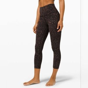 Lululemon Align High-Rise NULU Pant 21”  BROWN WILD CAMO